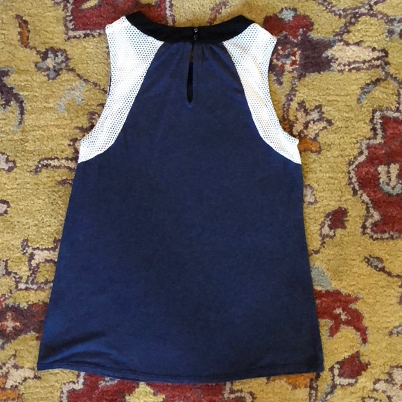 Ella Moss Tank with Mesh/Keyhole Detail - Picture 2 of 5